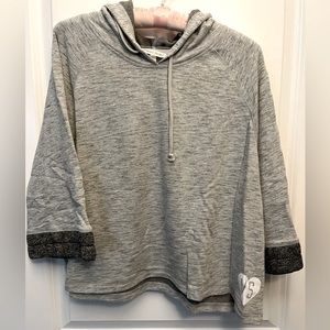 VS light gray pullover hoodie